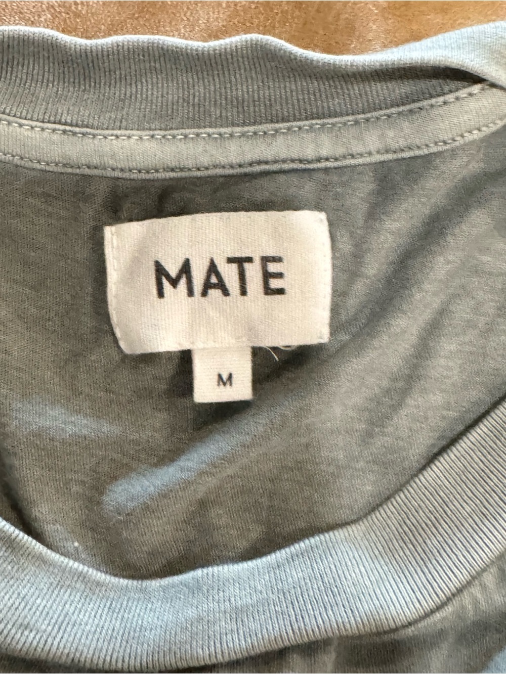 MATE the Label Organic Cotton Relaxed Crop Tee Forest Medium - Picture 6 of 7